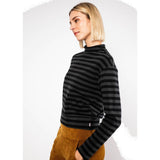 Blutsgeschwister Stereo Rainbow Seafarer Damen Longsleeve black-line-stripes Produktbild 4