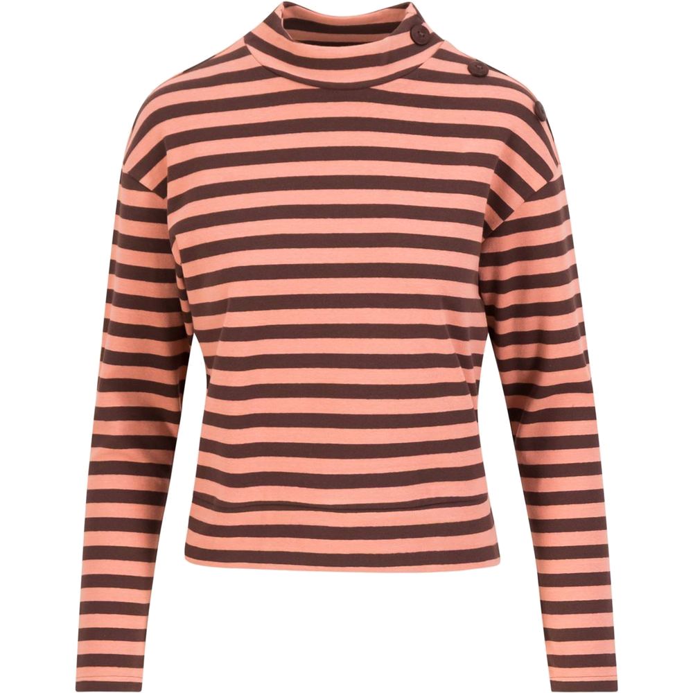 Blutsgeschwister Stereo Rainbow Seafarer Damen Longsleeve dusty-brown-line-stripes Produktbild 0