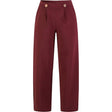 Blutsgeschwister Tailored Business Damen Freizeithose classy-burgundy Produktbild 0