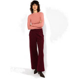 Blutsgeschwister Tailored Business Damen Freizeithose classy-burgundy Produktbild 4