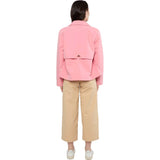 Blutsgeschwister Tiny Damen Trenchcoat lucky lips pink Produktbild 2