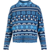 Blutsgeschwister Warm UP Turtle Damen Pullover après glam blue Produktbild 0