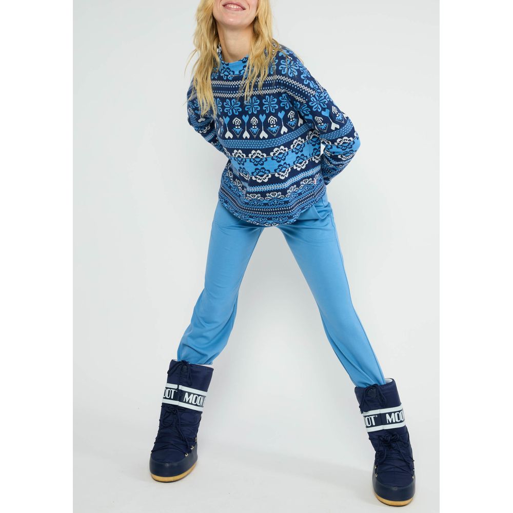 Blutsgeschwister Warm UP Turtle Damen Pullover après glam blue Produktbild 1
