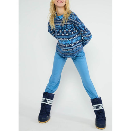 Blutsgeschwister Warm UP Turtle Damen Pullover après glam blue Produktbild 1