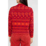Blutsgeschwister Warm UP Turtle Damen Pullover après glam red Produktbild 2