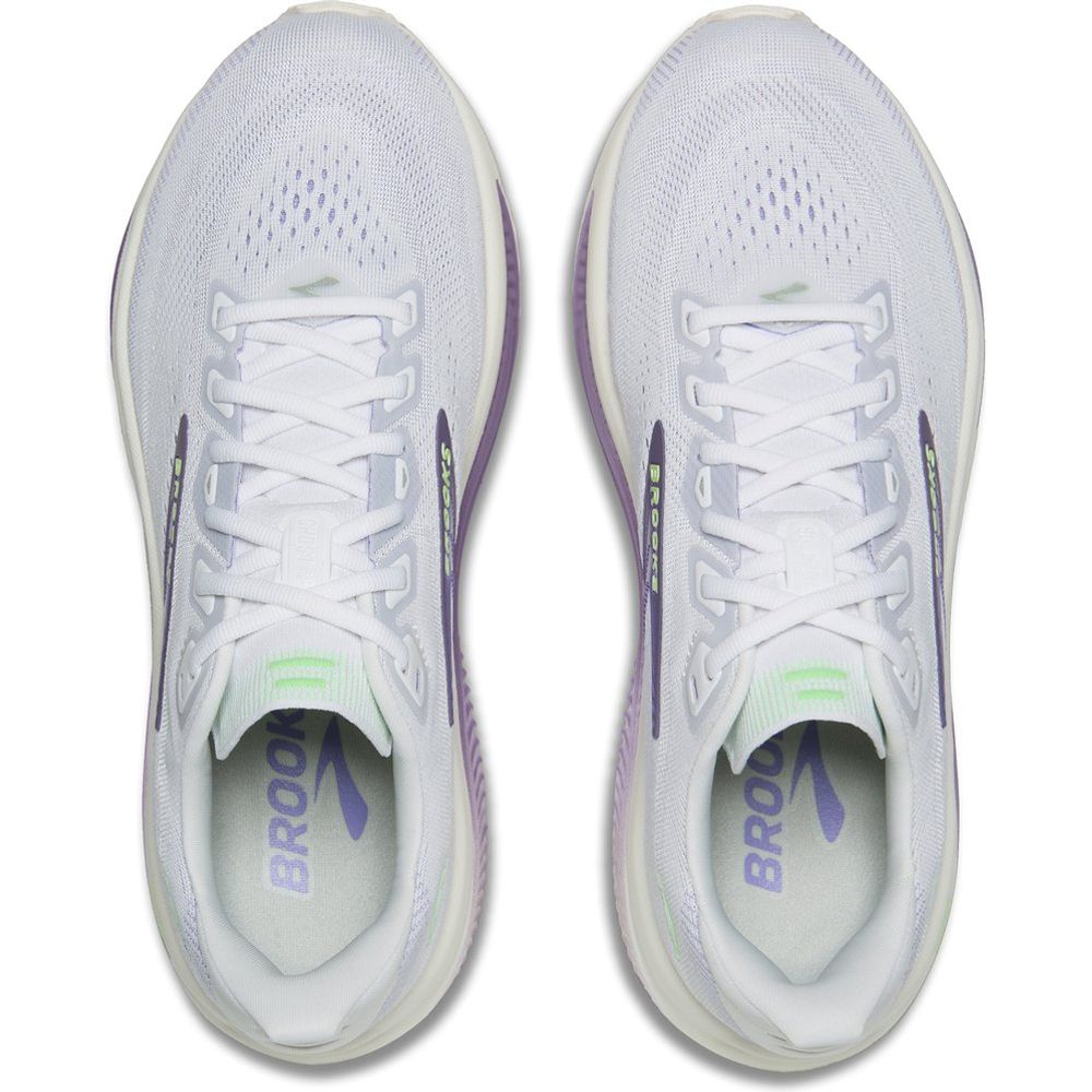 Brooks Ghost 18 Damen Laufschuh white-purple-hebe-green Produktbild 2