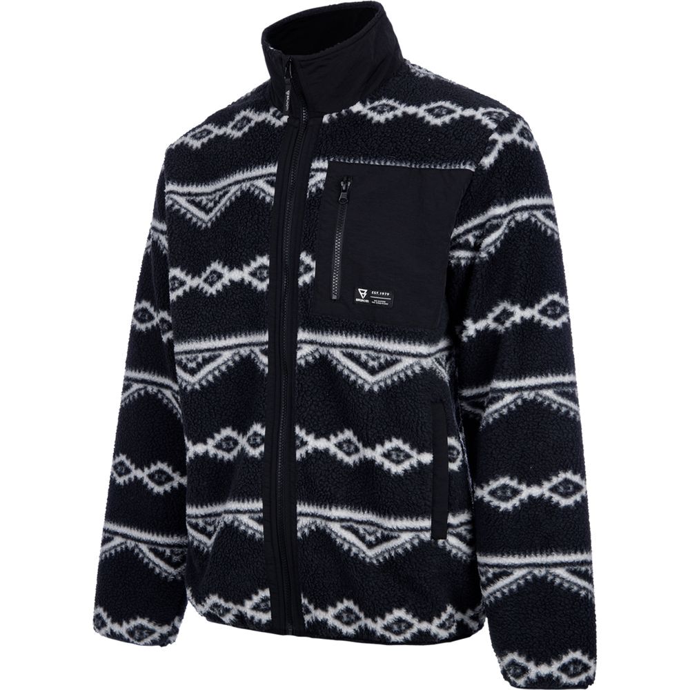 Brunotti Kevio-Zip Urban Herren Fleecejacke black Produktbild 2
