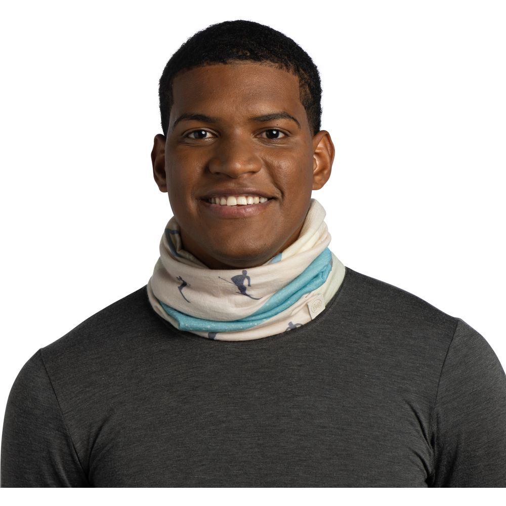 Buff Merino Lightweight Prints Schal ekan grey Produktbild 2