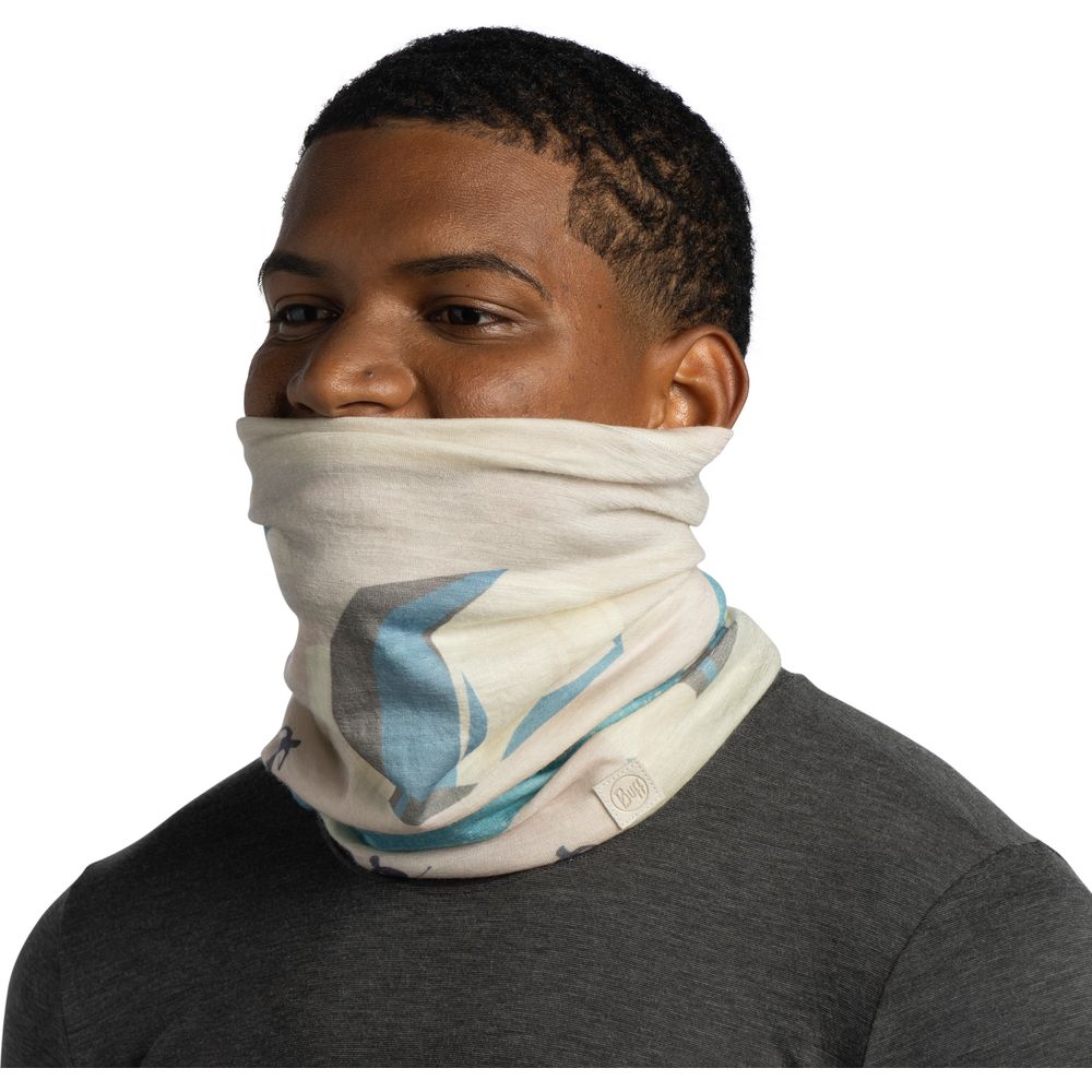 Buff Merino Lightweight Prints Schal ekan grey Produktbild 3