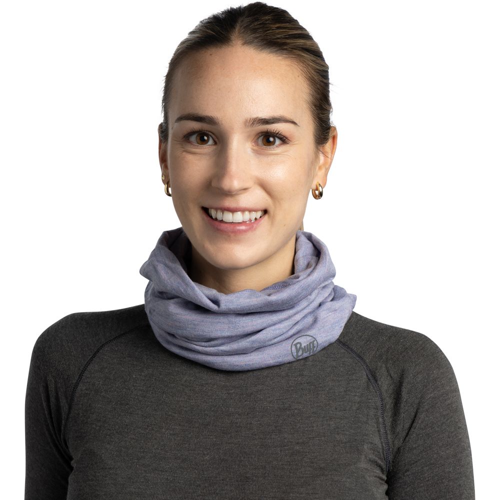 Buff Merino Midweight Multifunktionstuch melange iris Produktbild 2