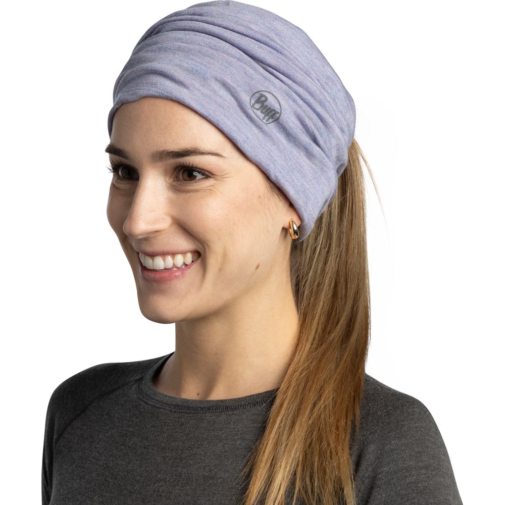 Buff Merino Midweight Multifunktionstuch melange iris Produktbild 3