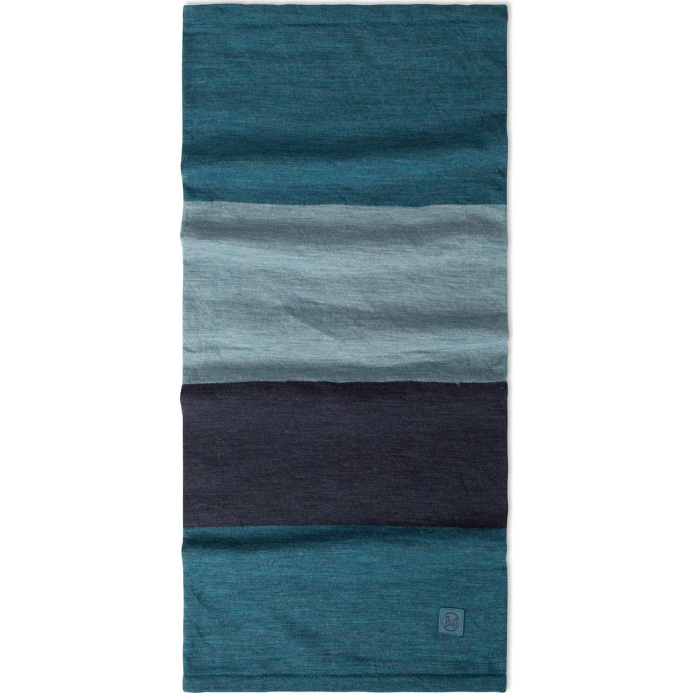 Buff Merino Move Schal block teal Produktbild 1