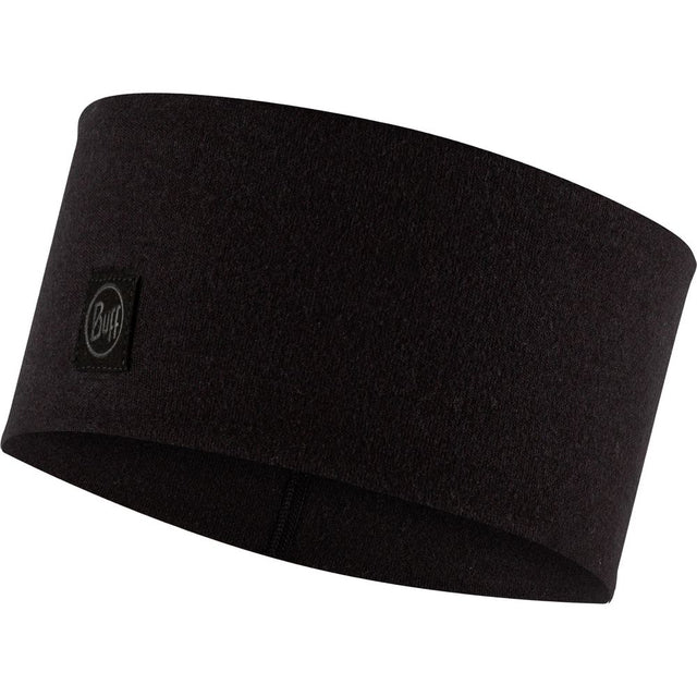Buff Merino Wide Headband Stirnband black Produktbild 0