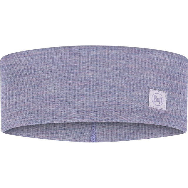 Buff Merino Wide Headband Stirnband solid iris Produktbild 0