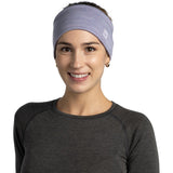 Buff Merino Wide Headband Stirnband solid iris Produktbild 1
