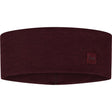 Buff Merino Wide Headband Stirnband solid-garnet Produktbild 0