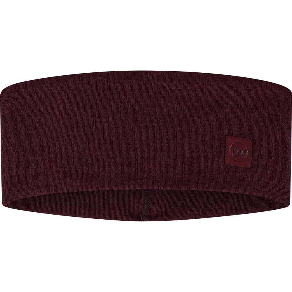 Buff Merino Wide Headband Stirnband solid-garnet Produktbild 0