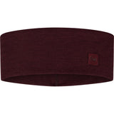 Buff Merino Wide Headband Stirnband solid-garnet Produktbild 0