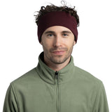 Buff Merino Wide Headband Stirnband solid-garnet Produktbild 1