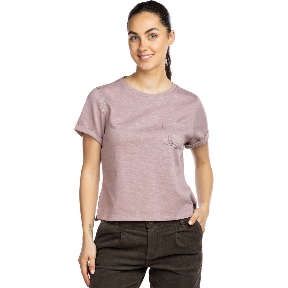 Chillaz Grosetto Search & Respect Damen T-Shirt mauve Produktbild 1
