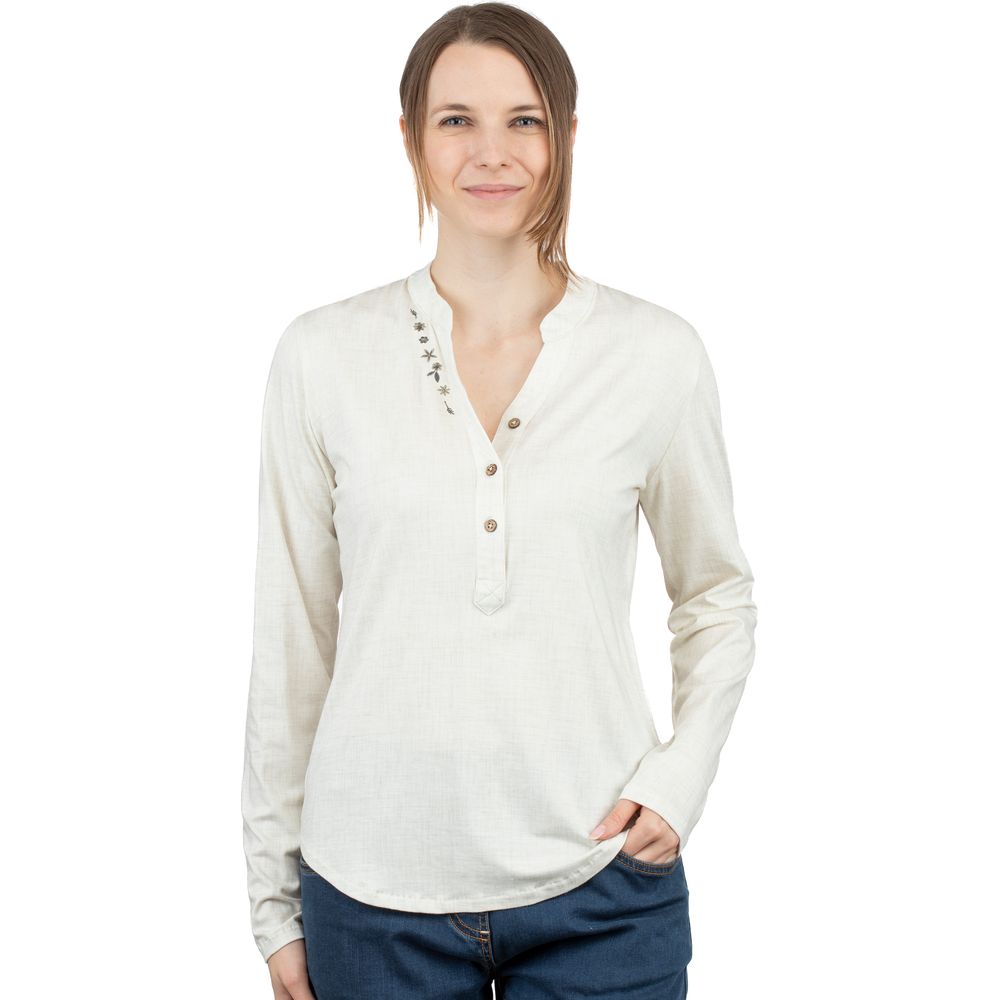 Chillaz Sonnblick Flower Damen Hemd creme Produktbild 1