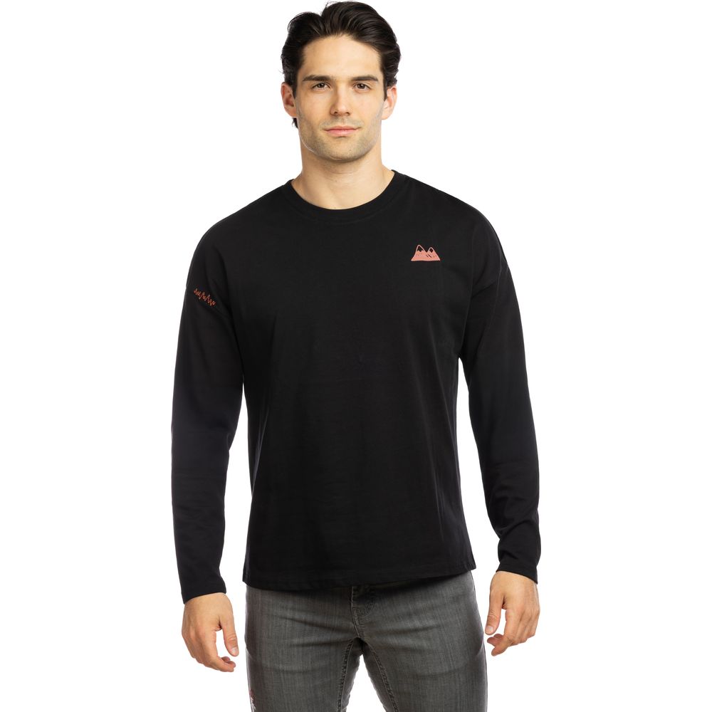 Chillaz Tasmanien Game Of Peaks Herren Langarmshirt black Produktbild 1