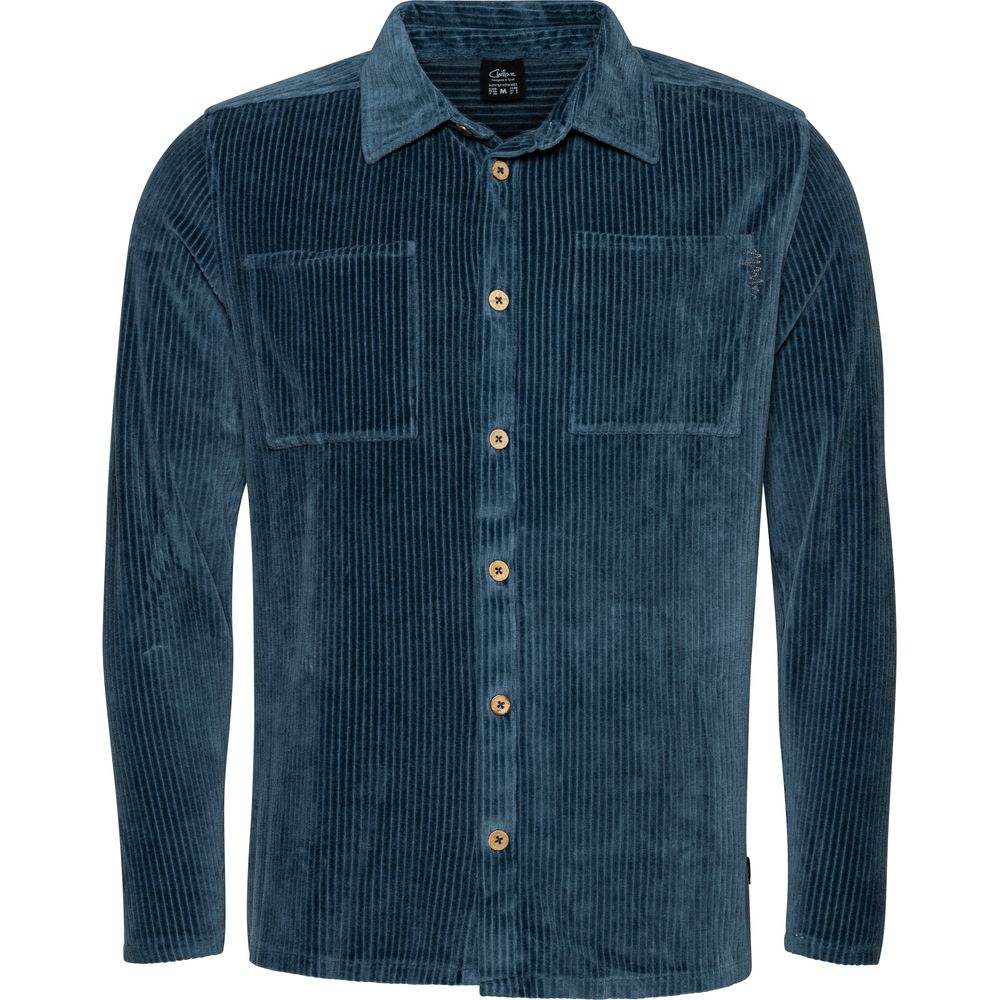 Chillaz Tatra Herren Frottee-Cordhemd dark-blue Produktbild 0