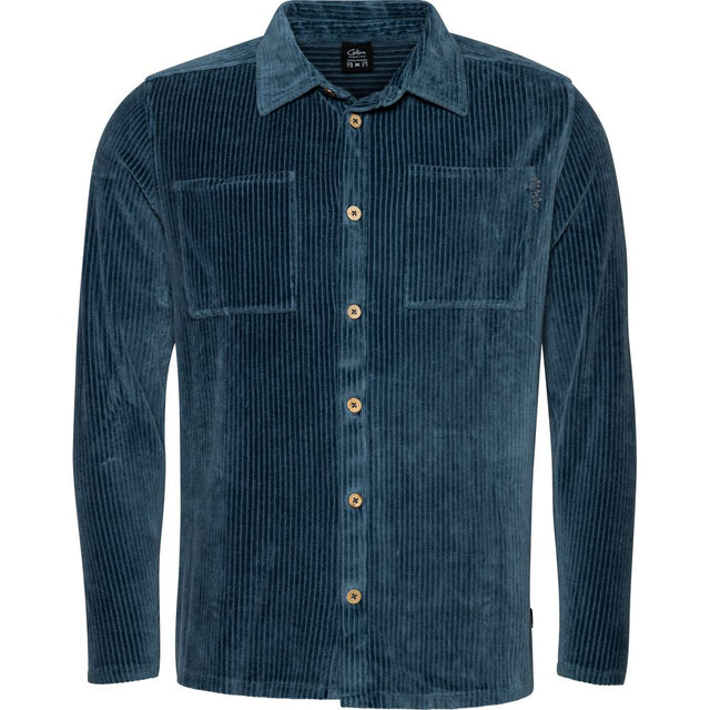 Chillaz Tatra Herren Frottee-Cordhemd dark-blue Produktbild 0