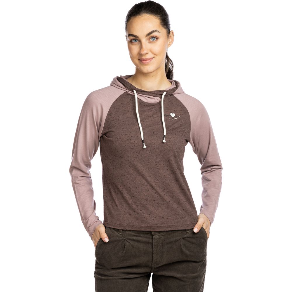 Chillaz Wolkenstein Heartbeat To Climb Damen Longsleeve mauve Produktbild 1