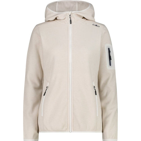 CMP Damen Fix Hood Fleecejacke bco gesso vaniglia Produktbild 0
