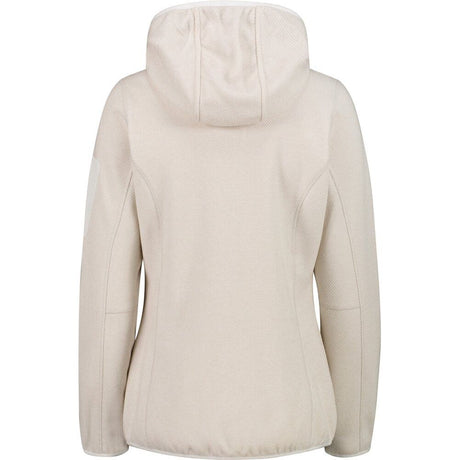 CMP Damen Fix Hood Fleecejacke bco gesso vaniglia Produktbild 1