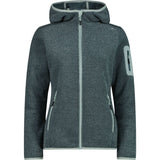 CMP Damen Fix Hood Fleecejacke trek green Produktbild 0