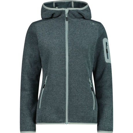 CMP Damen Fix Hood Fleecejacke trek green Produktbild 0