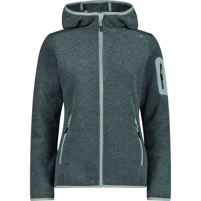 CMP Damen Fix Hood Fleecejacke trek green Produktbild 0