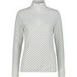 CMP Damen Printed Sweat Pullover bianco antracite Produktbild 0
