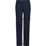 CMP Damen Zip Off Outdoorhose black-blue Produktbild 0