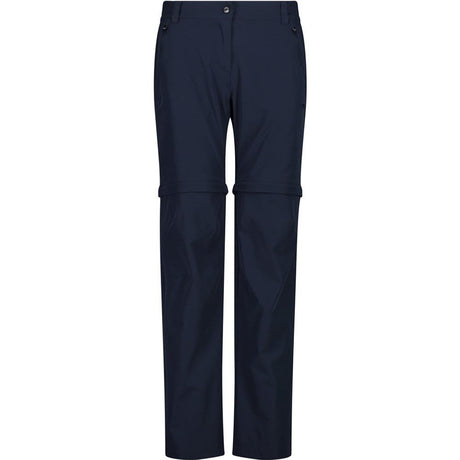 CMP Damen Zip Off Outdoorhose black-blue Produktbild 0
