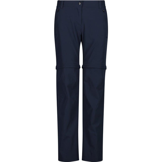 CMP Damen Zip Off Outdoorhose black-blue Produktbild 0