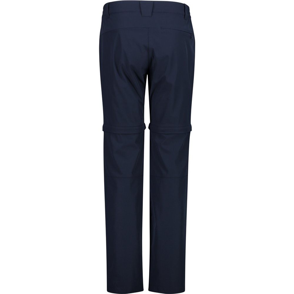 CMP Damen Zip Off Outdoorhose black-blue Produktbild 1