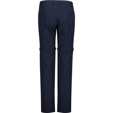 CMP Damen Zip Off Outdoorhose black-blue Produktbild 1