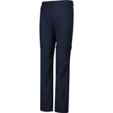 CMP Damen Zip Off Outdoorhose black-blue Produktbild 2