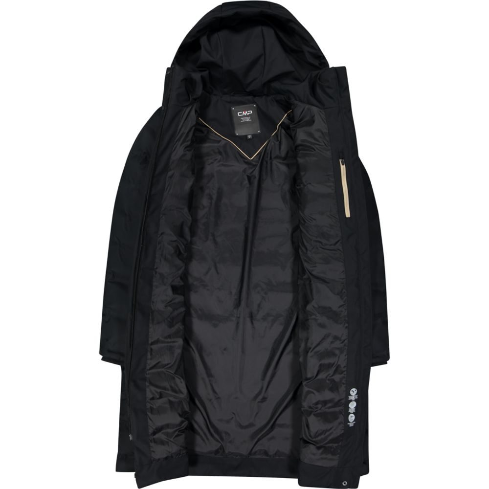 CMP Fix Hood Damen Wintermantel nero Produktbild 2