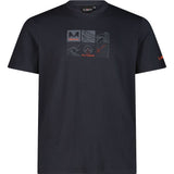 CMP Herren T-Shirt antracite-orange Produktbild 0