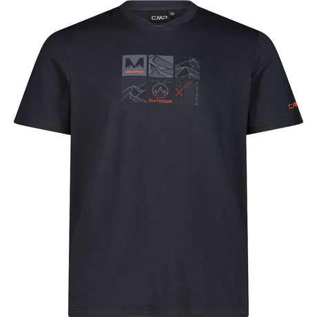 CMP Herren T-Shirt antracite-orange Produktbild 0
