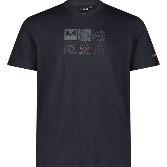 CMP Herren T-Shirt antracite-orange Produktbild 0