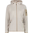 CMP Jacket Fix Hood Damen Fleecejacke vaniglia bianco Produktbild 0