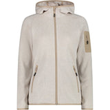 CMP Jacket Fix Hood Damen Fleecejacke vaniglia bianco Produktbild 0