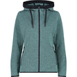 CMP Jacket Fix Hood Damen Midlayer agave Produktbild 0