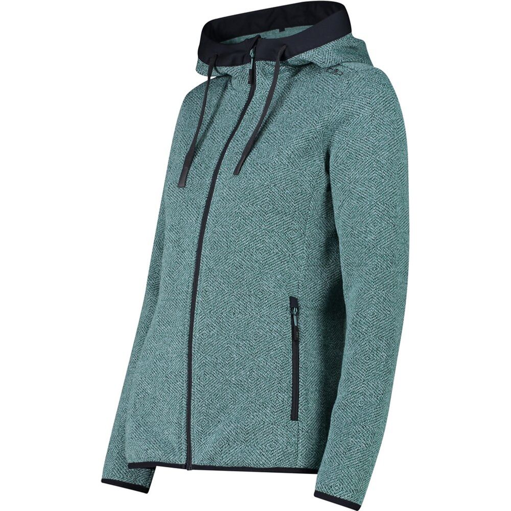 CMP Jacket Fix Hood Damen Midlayer agave Produktbild 2