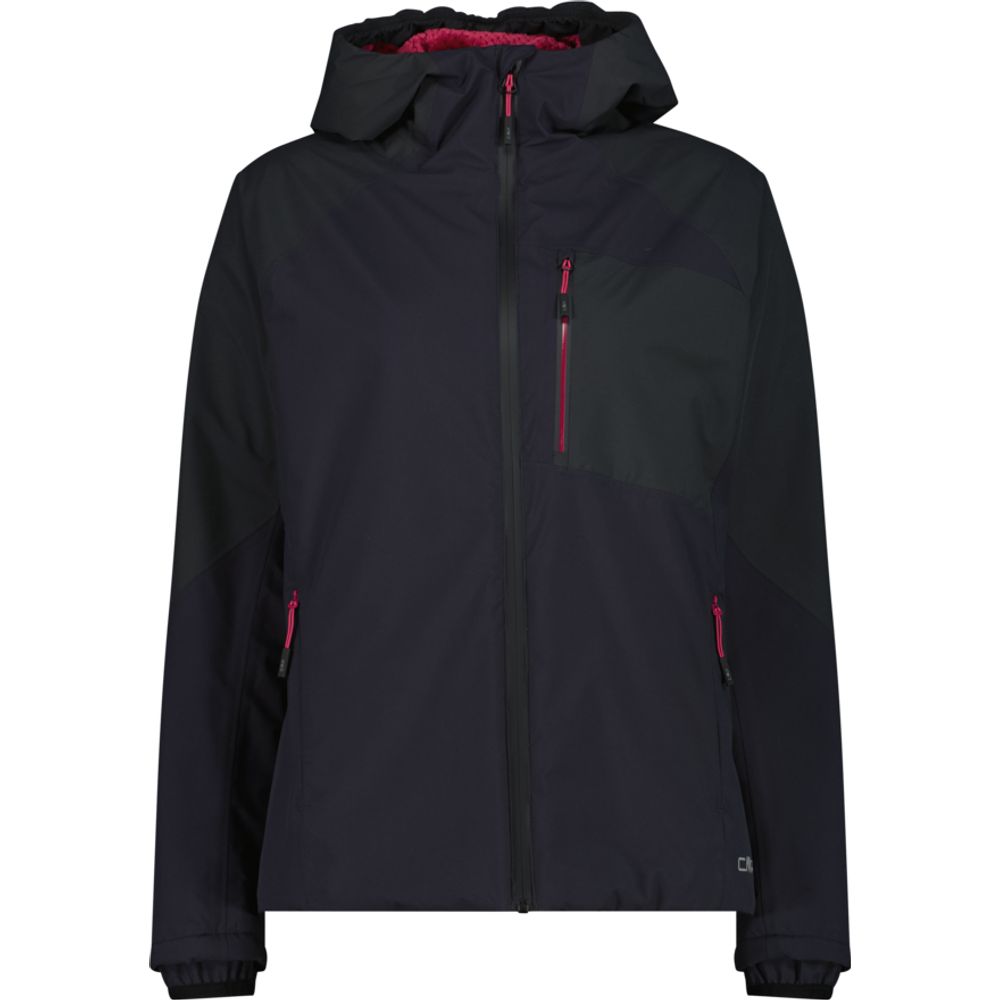 CMP Jacket Fix Hood Damen Winterjacke nero-antracite Produktbild 0